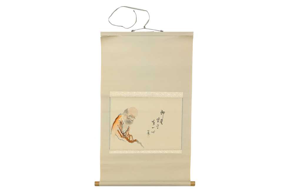 Lot 1400 - A JAPANESE HANGING SCROLL, 20TH CENTURY