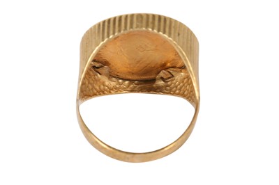 Lot 1010 - 1/10th KRUGERRAND RING