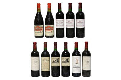 Lot 173 - Assorted French Red Wine, to include: Chateau d’Armailhac, 1995, one bottle and ten others