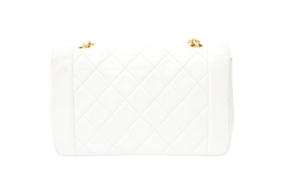 Lot 466 - Chanel White Medium Diana Flap Bag