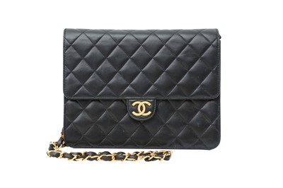 Lot 403 - Chanel Black Small Single Flap Bag
