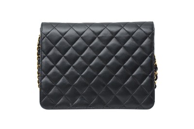 Lot 403 - Chanel Black Small Single Flap Bag