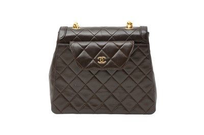 Lot 231 - Chanel Brown Bijoux Mini Trapeze Flap Bag