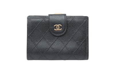 Lot 371 - Chanel Black CC Small Wallet