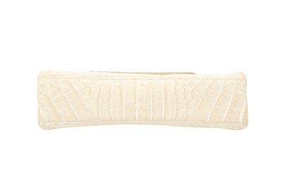 Lot 310 - λ Nancy Gonzalez Ivory Crocodile Flap Bag