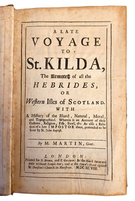 Lot 69 - Martin.A Late Voyage to St. Kilda, 1698