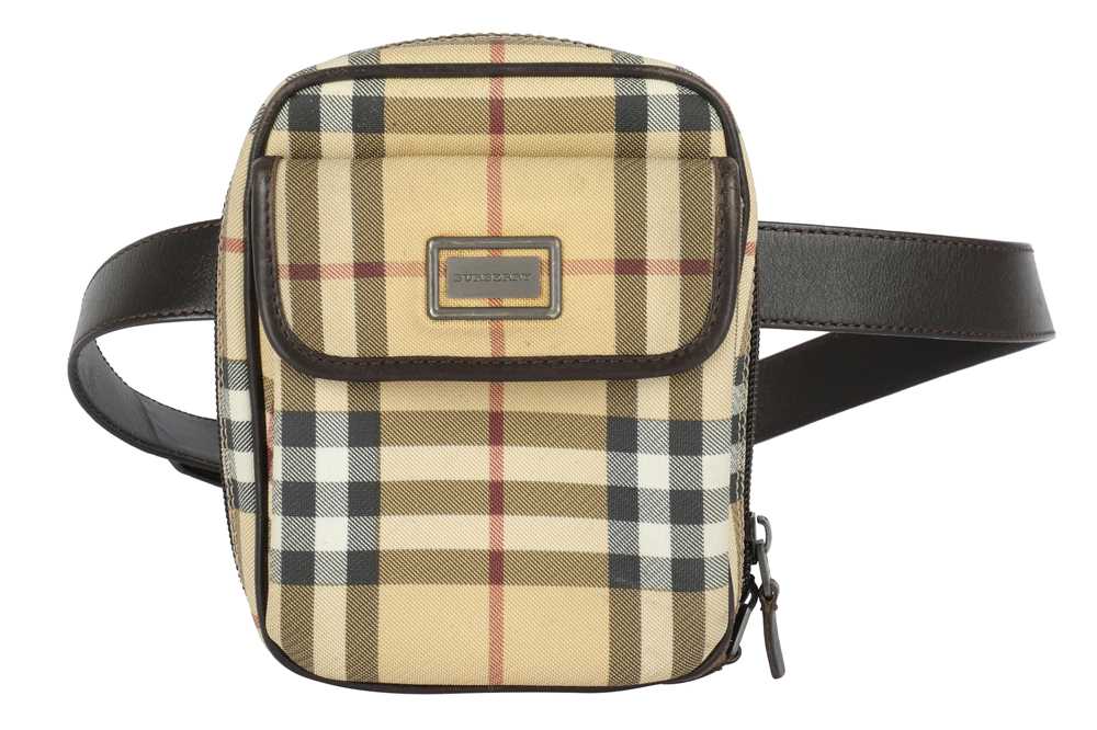 Lot 247 - Burberry Beige Nova Check Belt Bag