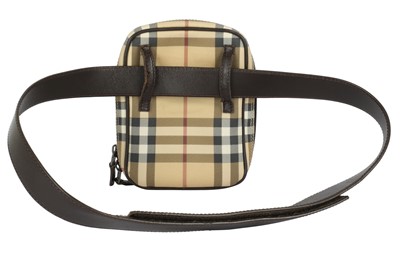 Lot 247 - Burberry Beige Nova Check Belt Bag