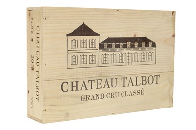 Lot 127 - Chateau Talbot, 4eme Cru Classe, Saint Julien, 2015, six bottles (OWC)