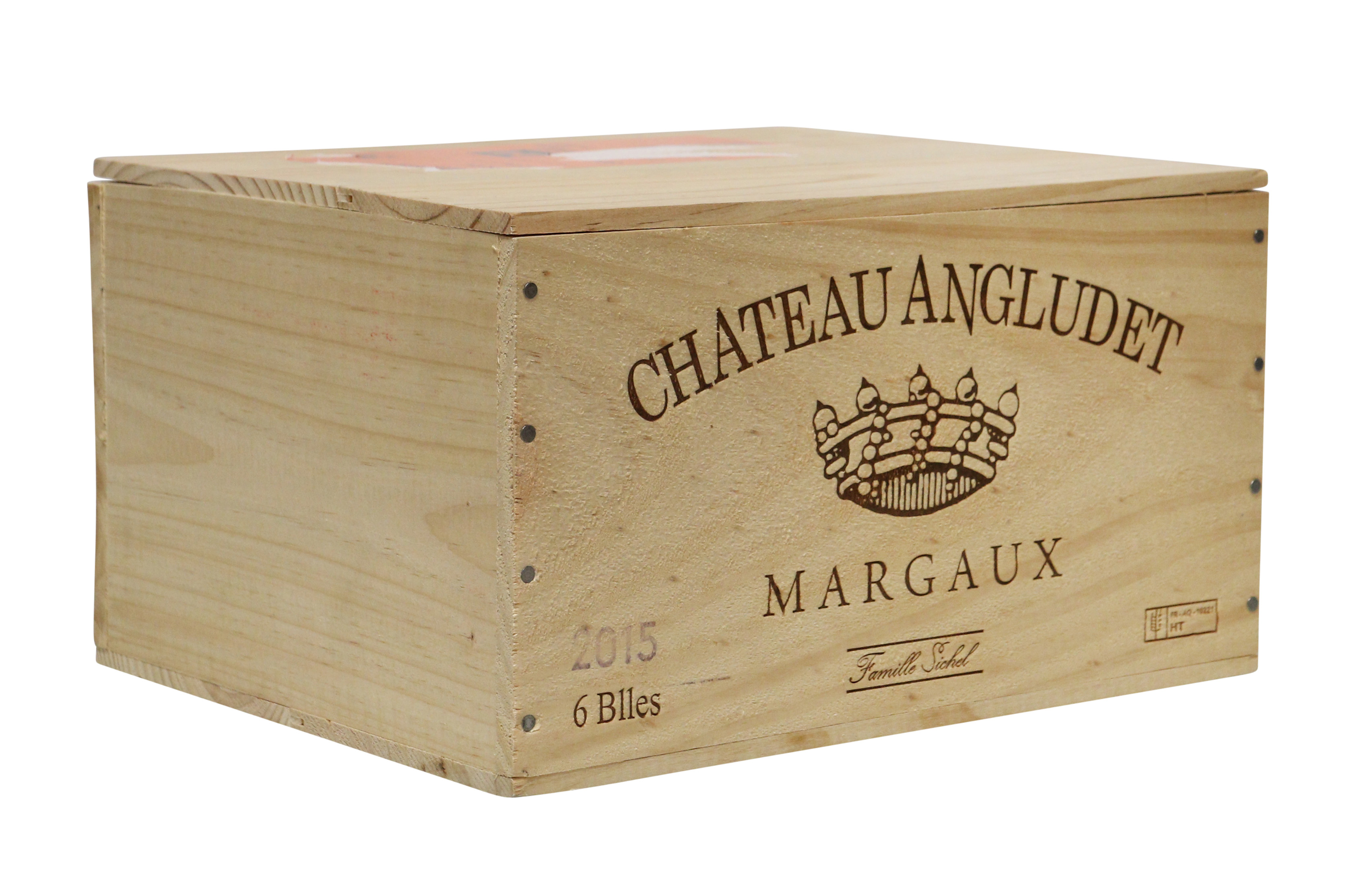 Lot 129 - Chateau d'Angludet, Margaux, 2015, twelve