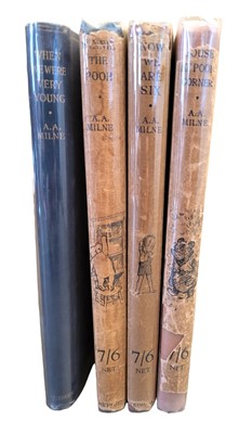 Lot 315 - Milne. [The Christopher Robin Books] 4 vol. first ed. 1924-28