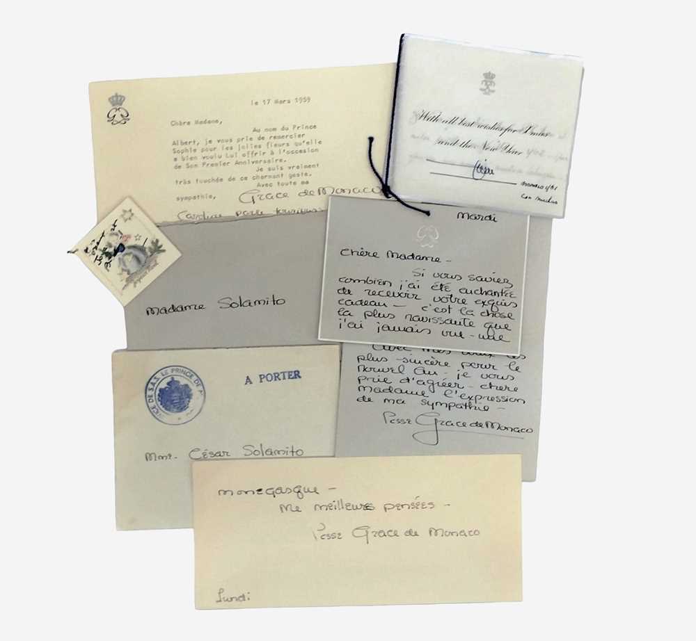 Lot 404 - Grace, Princesse de Monaco