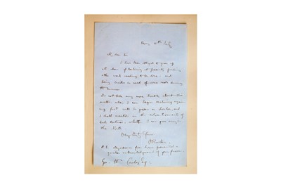 Lot 45 - Autograph Album.- Incl. John Ruskin