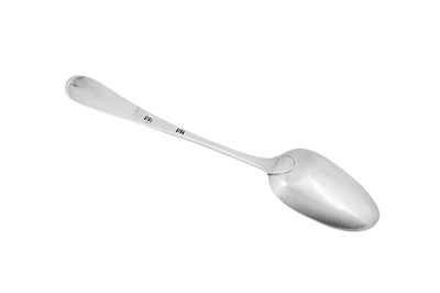 Lot 298 - A late 18th century American silver tablespoon, Philadelphia dated 1789 by Joseph Richardson Jnr