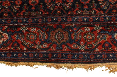 Lot 103 - A VERY FINE PART SILK SENNEH RUG, WEST PERSIA