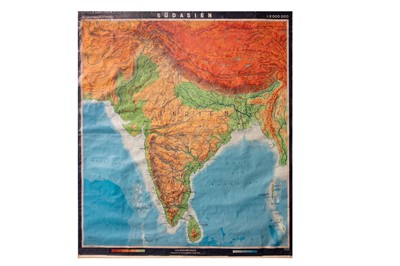 Lot 117 - Haack (Dr Hermann) Südasien, rolling colour-printed map depicting South Asia