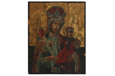 Lot 179 - A 19TH CENTURY OR LATER ICON