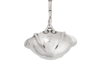 Lot 442 - A rare George II Channel Islands silver punch ladle, Guernsey circa 1740 by Guillaume Henry (active 1720-67)