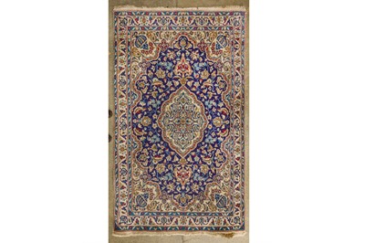 Lot 1352 - A FINE PART SILK NAIN RUG, CENTRAL PERSIA