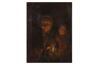 Lot 33 - ATTRIBUTED TO GODFRIED SCHALCKEN (MADE 1643-1706 THE HAGUE)