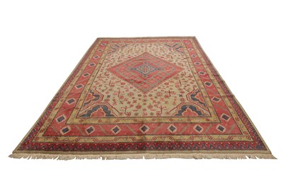 Lot 8 - A FINE XINJIANG CARPET, CHINA