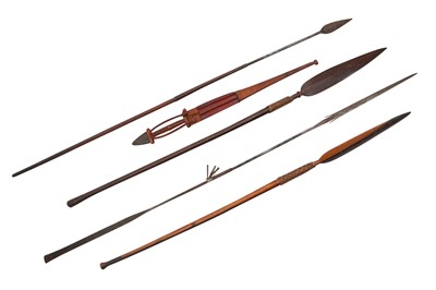 Lot 1697 - A GROUP OF AFRICAN WEAPONS