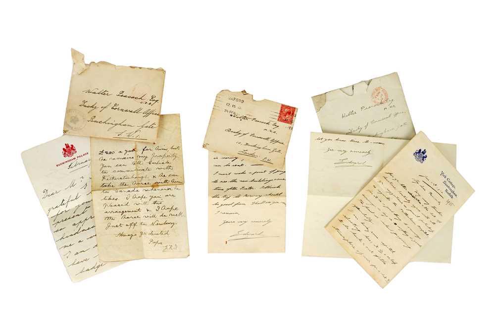 Lot 27 - A COLLECTION OF LETTERS OF ROYAL INTEREST