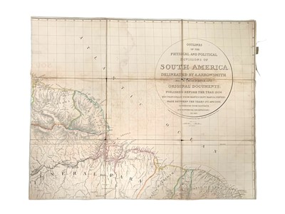 Lot 125 - Arrowsmith (Aaron) Outlines of the Physical and Political Divisions of South America