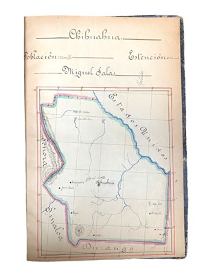 Lot 134 - Salas (Miguel) Atlas de la Republica Mexicana