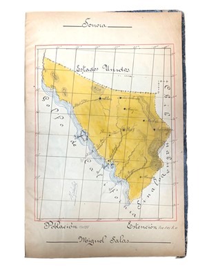 Lot 134 - Salas (Miguel) Atlas de la Republica Mexicana