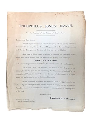 Lot 23 - Jones (Theophilus) History of Brecknockshire