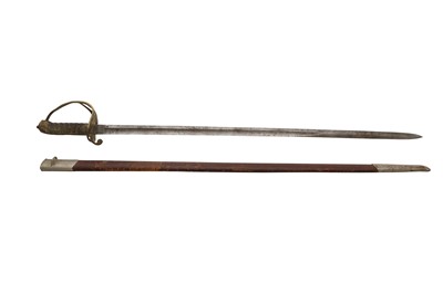 Lot 1690 - A BRITISH 1845 INFANTRY OFFICERS SWORD