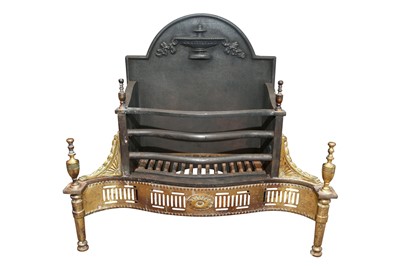 Lot 274 - A QUEEN ANNE-STYLE FIRE GRATE