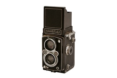 Lot 1740 - A ROLLEIFLEX COMPUR-RAPID CAMERA