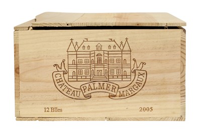 Lot 132 - Chateau Palmer, 2eme Cru Classe, 2005, twelve bottles (OWC)