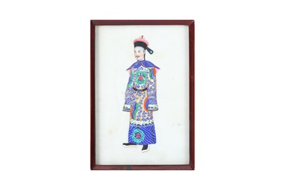 Lot 753 - SIX CHINESE PITH PAPER PAINTINGS