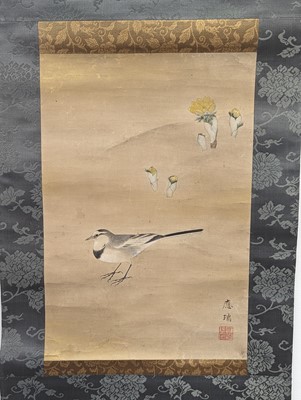 Lot 285 - THREE JAPANESE MARUYAMA SHIJŌ SCHOOL SCROLL PAINTINGS