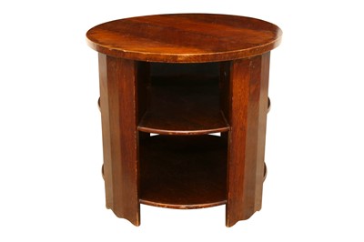 Lot 239 - ATTRIBUTED TO HEAL'S, A CIRCULAR OAK SIDE TABLE, EARLY 20TH CENTURY