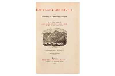 Lot 71 - Roberts. Forty-One Years in India, Inscribed copy. 1902