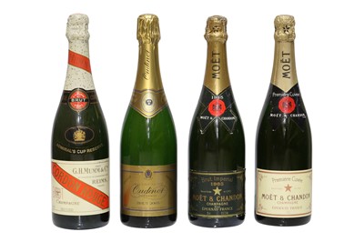 Lot 36 - Assorted Champagne: Moet & Chandon, 1985 and three various others