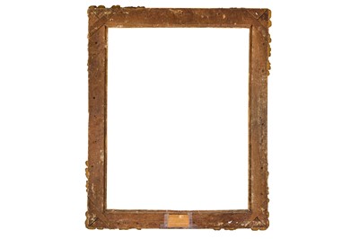 Lot 130 - A FRENCH LOUIS XIV CARVED AND GILDED LEBRUN (18TH CENTURY) FRAME