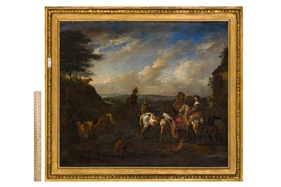 Lot 18 - CIRCLE OF CAREL VAN FALENS (ANTWERP 1683-1733 PARIS)