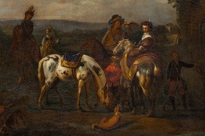 Lot 18 - CIRCLE OF CAREL VAN FALENS (ANTWERP 1683-1733 PARIS)