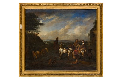 Lot 18 - CIRCLE OF CAREL VAN FALENS (ANTWERP 1683-1733 PARIS)