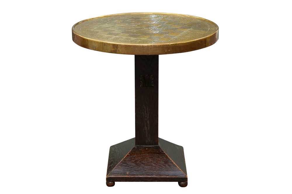 Lot 1432 - A CONTINENTAL CHESS TABLE, EARLY 20TH CENTURY