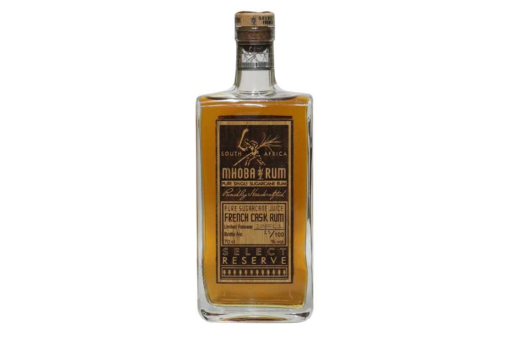 Lot 278 - Mhoba, Pure Single Sugarcane French Cask Rum,