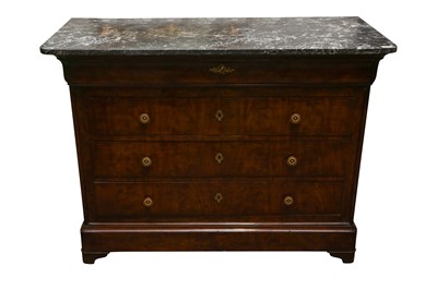 Lot 1427 - A FRENCH LOUIS PHILIPPE COMMODE