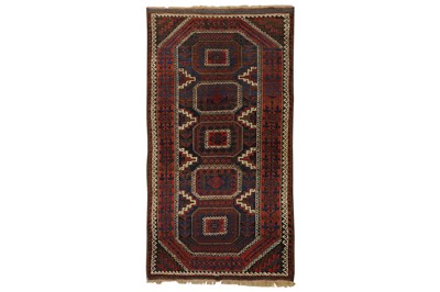 Lot 58 - AN UNUSUAL ANTIQUE BALOUCH RUG, NORTH-EAST PERSIA