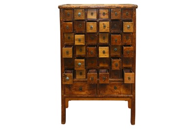 Lot 1420 - A KOREAN APOTHECARY CHEST