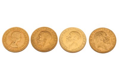 Lot 1057 - FOUR GOLD FULL SOVEREIGNS